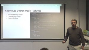 Think Tank: Rollout von ClickHouse mit Hilfe von Docker - presented by Jonas Genannt (scireum)