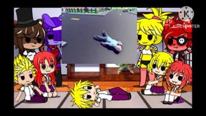 Реакция персонажей SaikoNoSutoka и fnia на Друг Таракан часть вторая от Marmok.