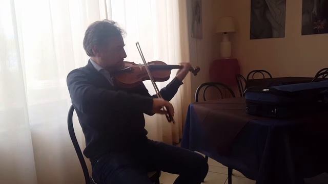 The sound of my last Guarneri del Gesù with the first violin of Santa Cecilia