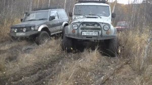 УАЗ, Нива и Pajero 2. Большие колеса рулят!
