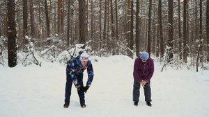 Северная ходьба. Заминка.