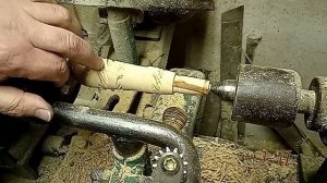 Нарезка витых каннелюр при помощи шайбы..mp4