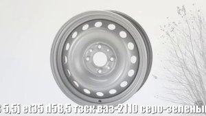 Диски тзск r14 4x98 5,5j et35 d58,5 тзск ваз-2110 серо-зеленый Отзывы Обзор