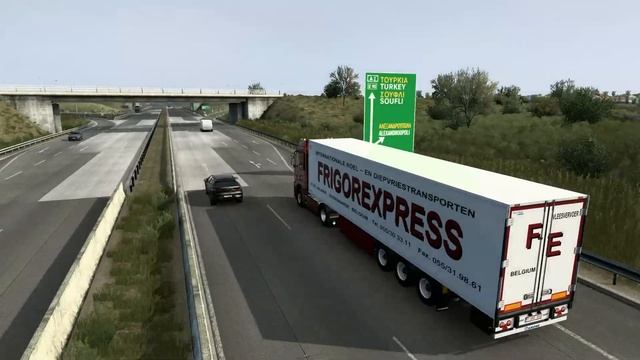ETS2 1.46 - ProMods 2.63 - Renault T Range 480 Evo - Trip: Thessaloniki - Edirne смотреть онлайн