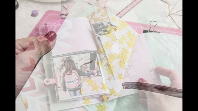 Мини фотоальбом для девочки. Скрапбукинг мастер-класс смотреть онлайн