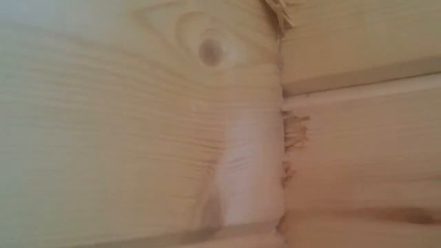 Шлифовка и покраска бани из клееного бруса. Отделка, косяки. Часть 1-я. смотреть онлайн