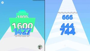 Number Master Vs Number Merge Run - Gameplay Walkthrough (Android, IOS)