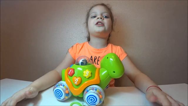 Игрушка Черепаха - Музыкальная игрушка - Поиграйки и развивайки с Дашей - Обзор