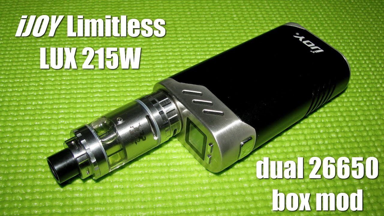 PRO боксмод IJOY Limitless LUX 215W смотреть онлайн