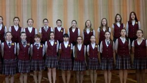 старший хор муз  Ю Тугаринова Славословие ч 1 из цикла Рождественский сказ