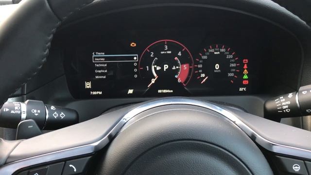 2017 Jaguar XF R Sport digital instrument cluster смотреть онлайн
