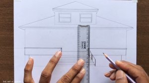 How to Draw a House in 1-Point Perspective Step by Step