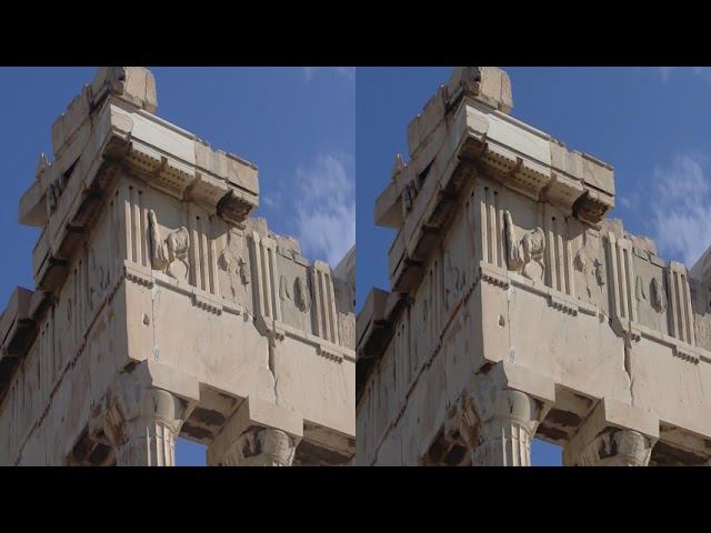 3D . Объёмные иллюзии Парфенона. Архитектура. / Volumetric illusions of the Parthenon. Architecture.