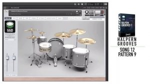 Getgood Drums Matt Halpern Groove Pack - Midi Pack Examples - GetGood Drums
