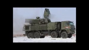 ЗРПК Панцирь С1 - работа спаренных пушек