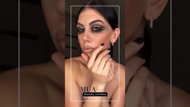 Gold makeup золотой макияж чёрные стрелки