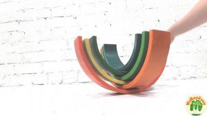 Деревянная радуга - балансир