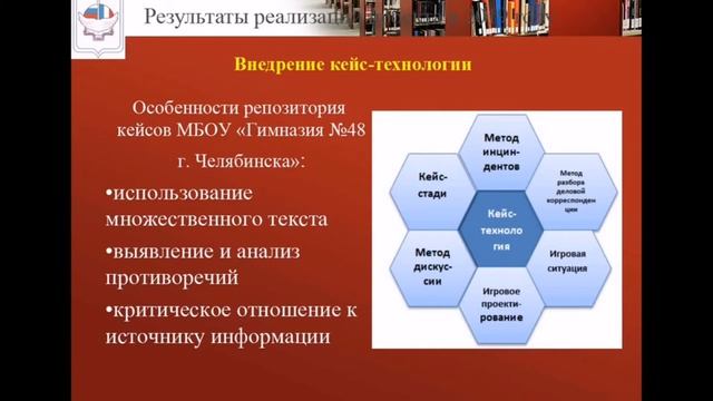 Использование кейс-технологии по развитию функцион.чтения на основе ресурсов электронных библиотек
