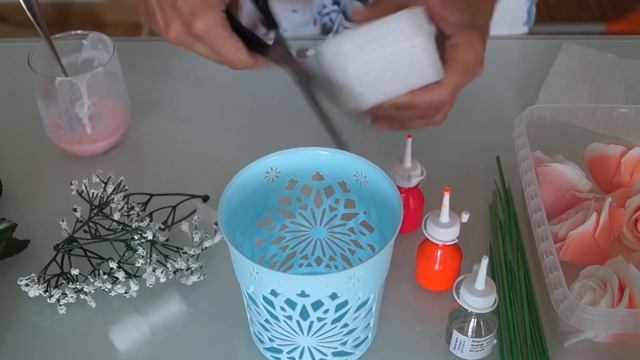 Букет из мыльных роз
