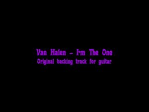 Van Halen - I'm The One | Original Backing Track for guitar