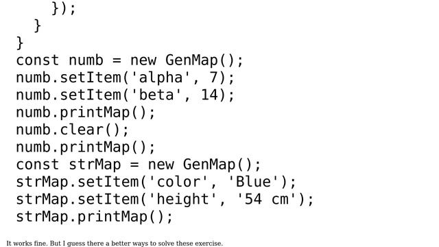 Code Review: TypeScript Generics: Create a generic map