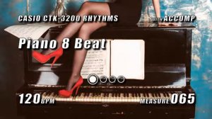 Piano 8 Beat - RHYTHMS with ACCOMP