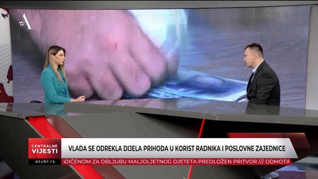 Goran Maričić, gost Centralnih vijesti ATV-a