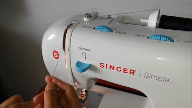 como enhebrar una maquina de coser y enrrollar o devanado de una bobina singer смотреть онлайн
