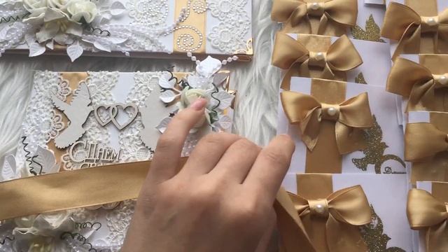 Скрапбукинг. Набор на свадьбу, книга пожеланий, коробочка для видеодисками и пригласительные смотреть онлайн