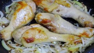 Куриные голени в сливочном соусе