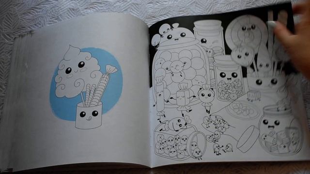Обзор на раскраску "У-и-и-и! Я раскрашиваю КAWAII" смотреть онлайн
