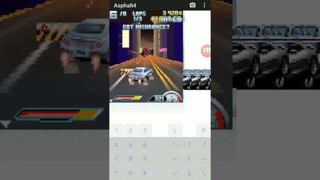 Asphalt 4 : Elite Racing (Java) : Paris (Nissan GTR) смотреть онлайн