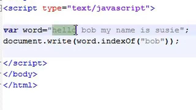 This text js. INDEXOF js.