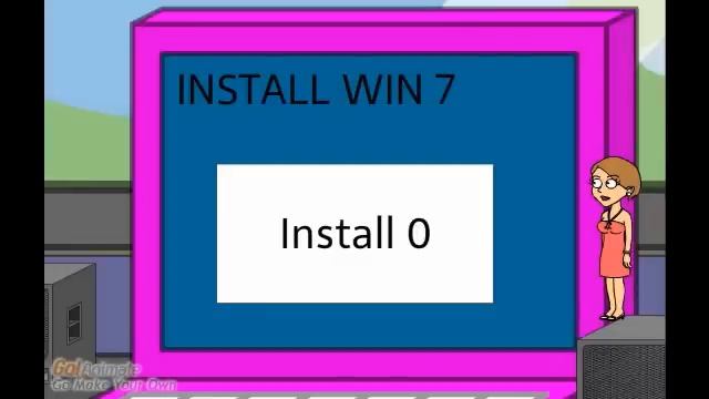 Eric gets a new monitor, Erik install win7 basic смотреть онлайн
