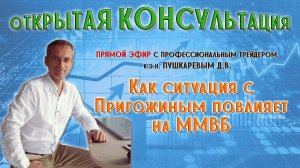 Как ситуация с Пригожиным повлияет на ММВБ | Профессиональный трейдер, к.э.н. Пушкарев Д.В