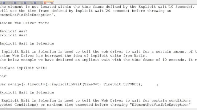 Implicitly Wait v/s Explicit Wait in Selenium WebDriver || Common - Interview Question