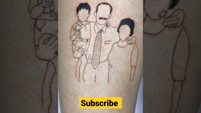 family tattoos || tattoo || family tattoos on arm || family tattoo#picture #shorts #shortvideo