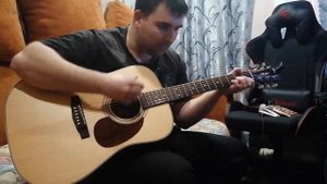 Алексей Матов. на последнем рубеже. кавер на гитаре