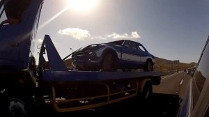 Fast and Furious 6 Classic 'Ford escort Mk1' destroyed.