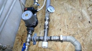 БОЙЛЕР КОСВЕННОГО НАГРЕВА-140л.Обвязка .Термосмесительный узел на 65*С