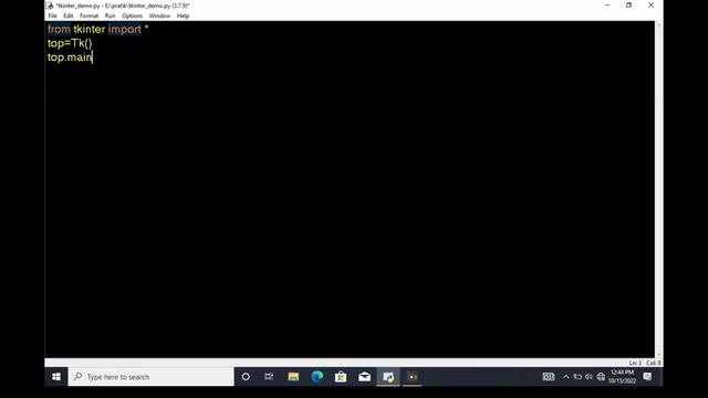 Make A Gui Application Using Tkinter Tutorial #1 || Python Tutorials || #progheisttutorials #tinkte