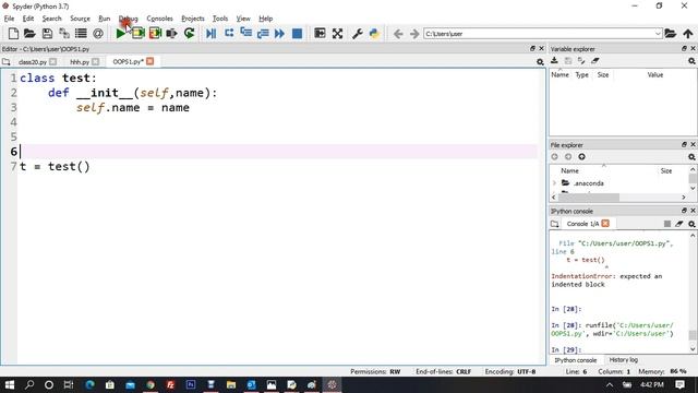 Python Tutorial [Full Course]. OOPS | Object Oriented Programing  (Classes in Python)  part 24