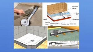 Как смонтировать пол душевой кабинки без поддона своими руками