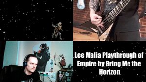Lee Malia Playthrough of Empire by Bring Me the Horizon Jackson Guitars // SB1813 REACTION