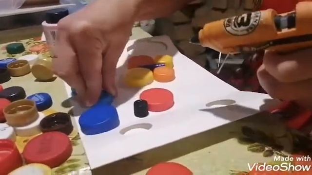 Делаем композицию"Летний денёк" /поделка из бросовых материалов! смотреть онлайн