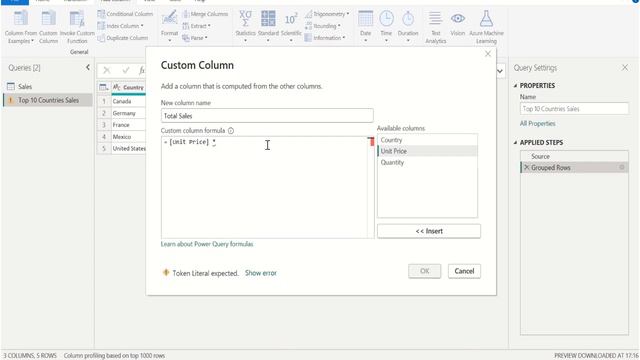 How to Filter Top 10 in Power Query (Power BI)