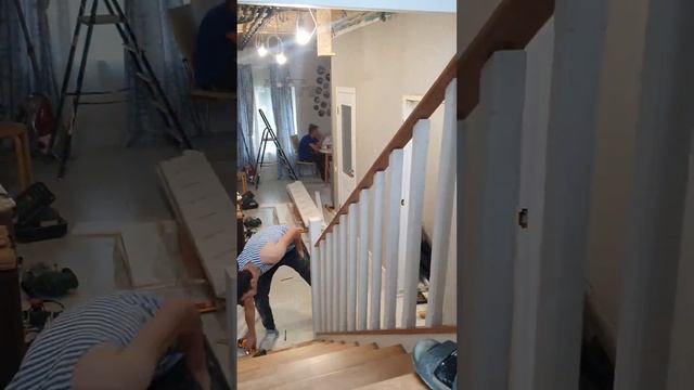 сборка Лестницы на тетивах смотреть онлайн