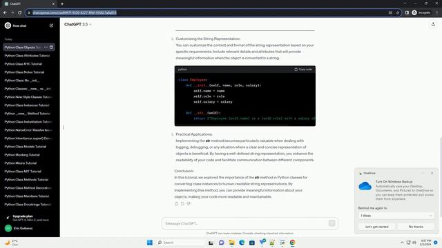 python class object to string смотреть онлайн