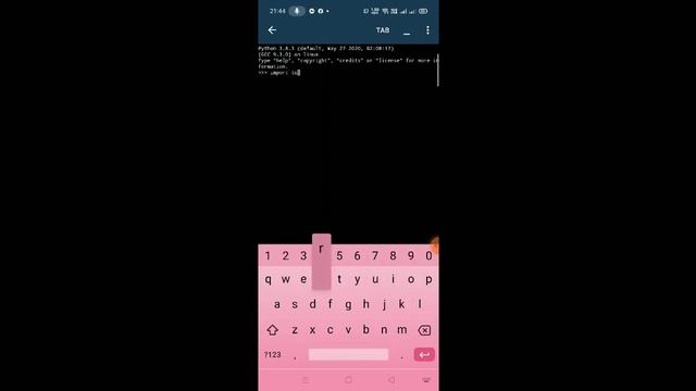 Python Turtle on Mobile #Pythonturtle #programming