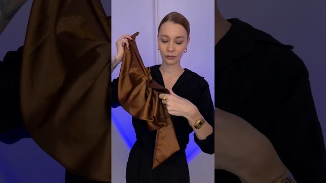 ДВА НЕОБЫЧНЫХ способа завязать платок смотреть онлайн